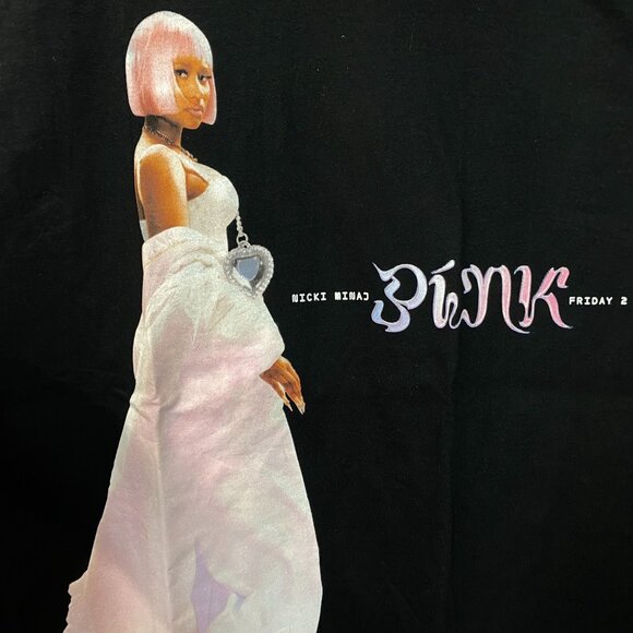 Nicki Minaj Pink Friday 2 Album Cover Graphic T-Shirt Large - Picture 2 of 4